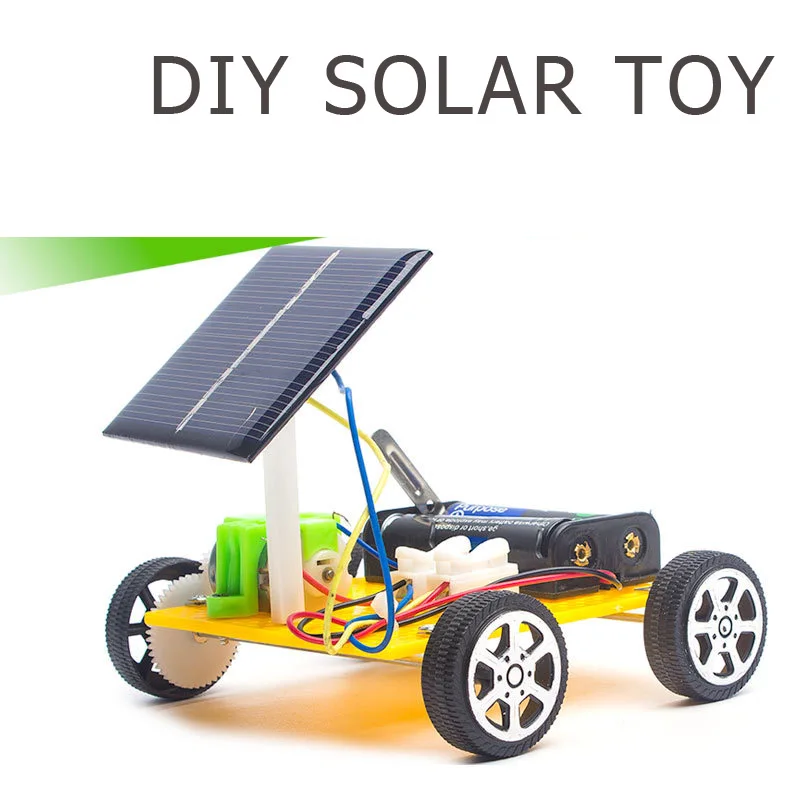DIY Solar Powered Car Toy Science Gizmo Environmental Physics Student Experiment Toy
DIY Solar Powered Car Toy Science Gizmo Environmental Physics Student Experiment Toy