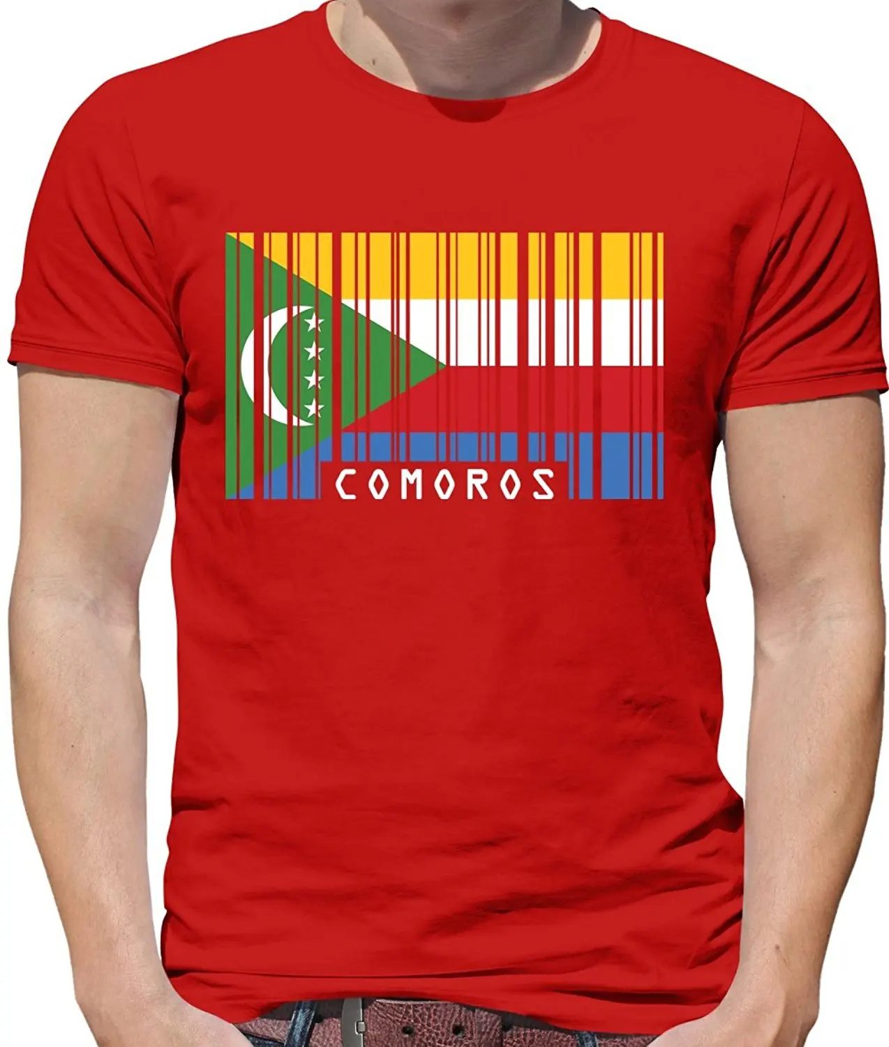 New 2019 Fashion Hot T-Shirt Summer Style Funny Comoros Barcode Style Flag - Mens Crewneck T-Shirt - 7 Colourskids T Shirts
New 2019 Fashion Hot T-Shirt Summer Style Funny Comoros Barcode Style Flag - Mens Crewneck T-Shirt - 7 Colourskids T Shirts
