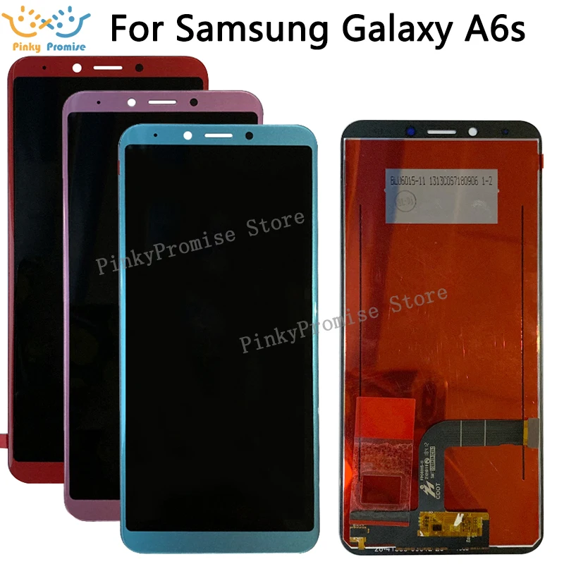 Super AMOLED для Samsung Galaxy A6s G6200 ЖК-дисплей кодирующий преобразователь сенсорного