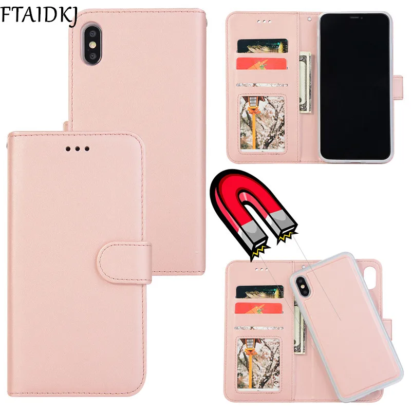 Для iPhone 6 6S 7 8 Plusb X Xr Xs Max Роскошный чехол-бумажник из искусственной кожи с