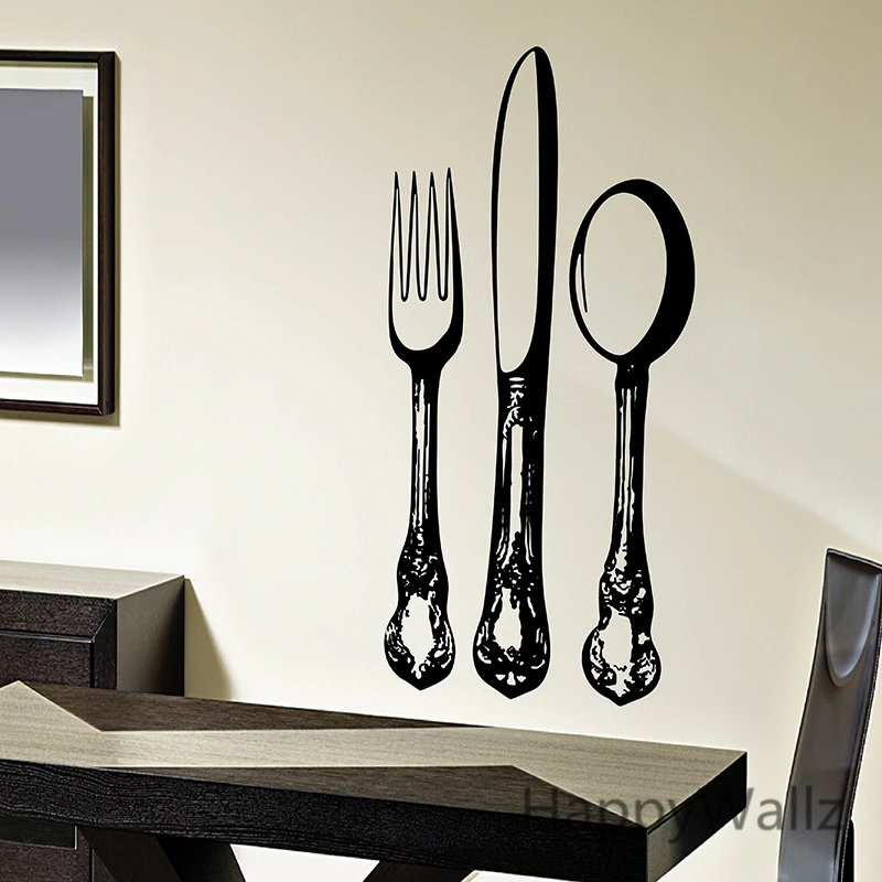 Kitchen Wall Sticker Spoon Fork Knife Kitchen Wall Decal DIY Modern Decor Kitchen Dining Knife Fork Wallpaper M31
Kitchen Wall Sticker Spoon Fork Knife Kitchen Wall Decal DIY Modern Decor Kitchen Dining Knife Fork Wallpaper M31