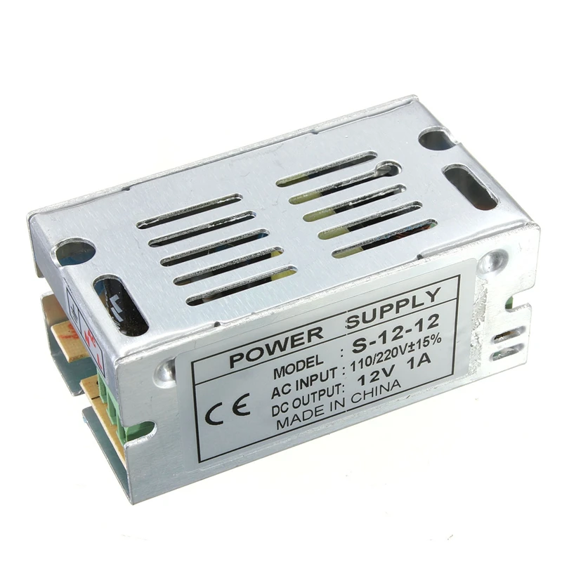 Трансформатор напряжения для светодиодной ленты 12 Вт В 1 А|transformator for led|voltage
