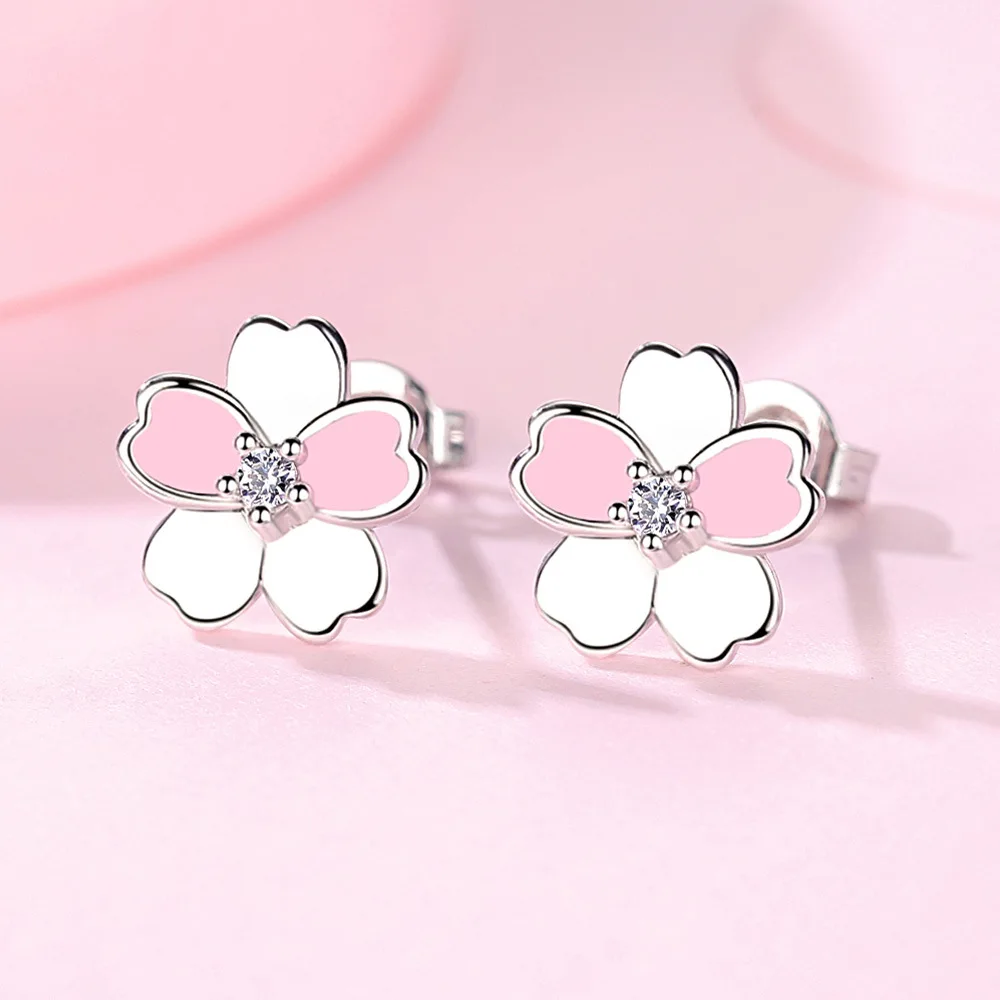 Elegant little flower crystal 925 sterling silver ladies stud earrings original jewelry for women wholesale female anti allergy
Elegant little flower crystal 925 sterling silver ladies stud earrings original jewelry for women wholesale female anti allergy