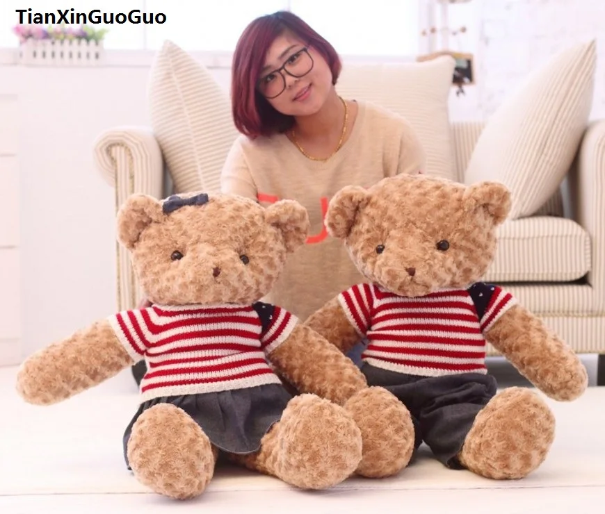 cartoon bears large 80cm loves teddy bear plush toy one pair ,soft throw pillow Valentine's Day gift h0907
cartoon bears large 80cm loves teddy bear plush toy one pair ,soft throw pillow Valentine's Day gift h0907