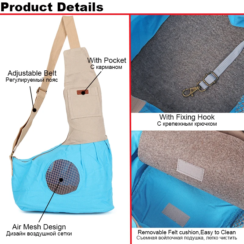 Hand-free Breathable Canvas Dog Carriers Portable Small Dogs Puppy Cats Slings Outdoor Travel Shoulder Chest Pet Carrying Bags
Hand-free Breathable Canvas Dog Carriers Portable Small Dogs Puppy Cats Slings Outdoor Travel Shoulder Chest Pet Carrying Bags