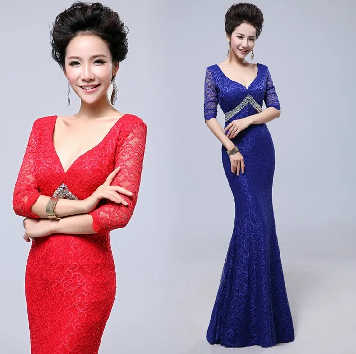 2019 Free shipping V-neck Lace Party gowns Long Evening dress Robe de soiree Abiti da sera vestido de festa longo com H0296
2019 Free shipping V-neck Lace Party gowns Long Evening dress Robe de soiree Abiti da sera vestido de festa longo com H0296