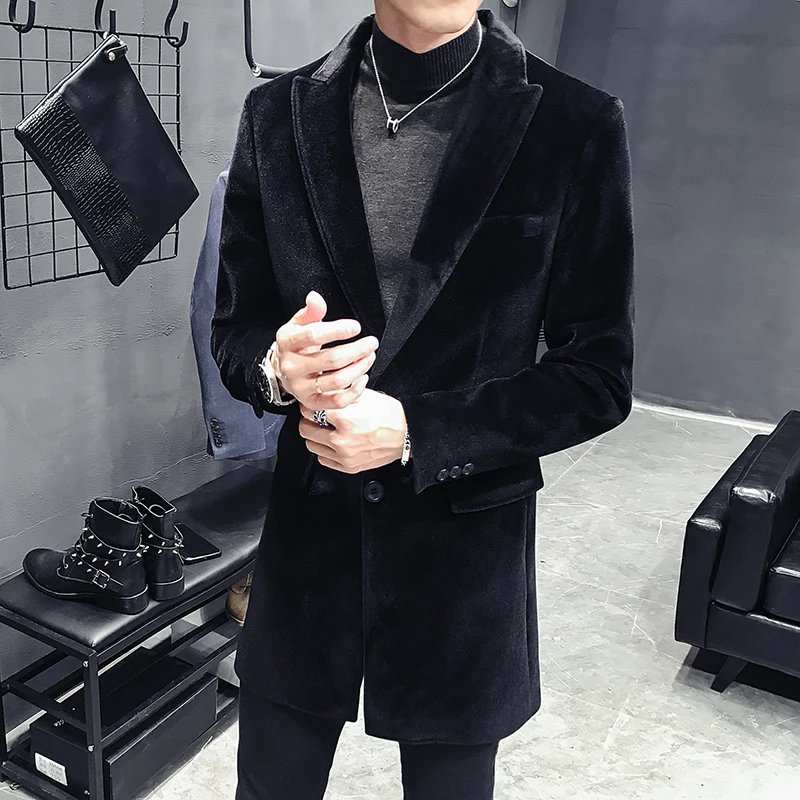 2018 winter coats Men's Rabbit's hair jackets trench coat Men high quality windbreaker Business Casual overcoat men size S-3XL
2018 winter coats Men's Rabbit's hair jackets trench coat Men high quality windbreaker Business Casual overcoat men size S-3XL