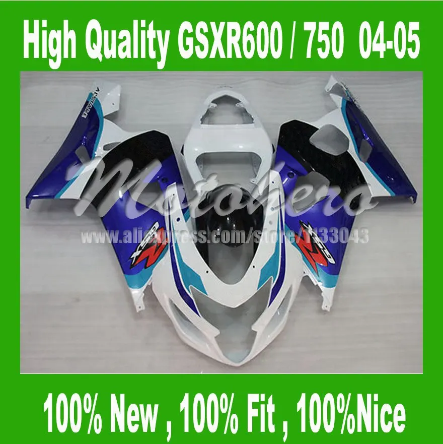 Fairing kits White Blue E4364f for SUZUKI GSXR 600 K4 GSXR600 04 05 GSXR 750 K4 2004 2005 GSX-R600 GSX-R750 04 05 fairings
Fairing kits White Blue E4364f for SUZUKI GSXR 600 K4 GSXR600 04 05 GSXR 750 K4 2004 2005 GSX-R600 GSX-R750 04 05 fairings