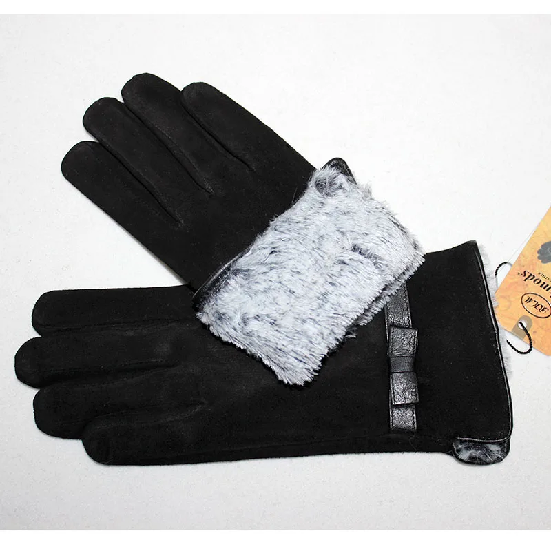 Women 's suede leather gloves false rabbit hair thick lining autumn and winter warm fashion handicrafts female leather gloves
Women 's suede leather gloves false rabbit hair thick lining autumn and winter warm fashion handicrafts female leather gloves