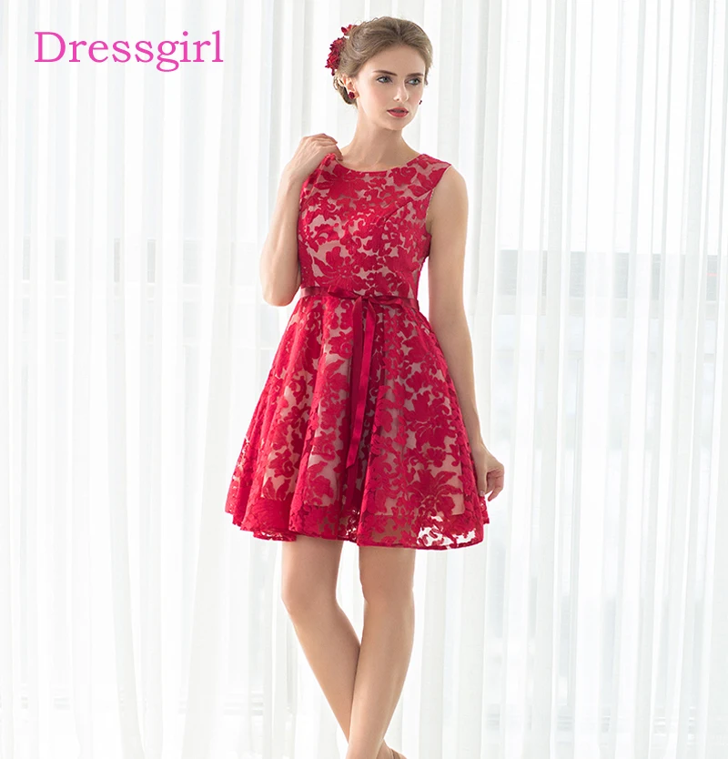 Red Homecoming Dresses A-line Cap Sleeves Short Mini Lace Elegant Cocktail Dresses
Red Homecoming Dresses A-line Cap Sleeves Short Mini Lace Elegant Cocktail Dresses