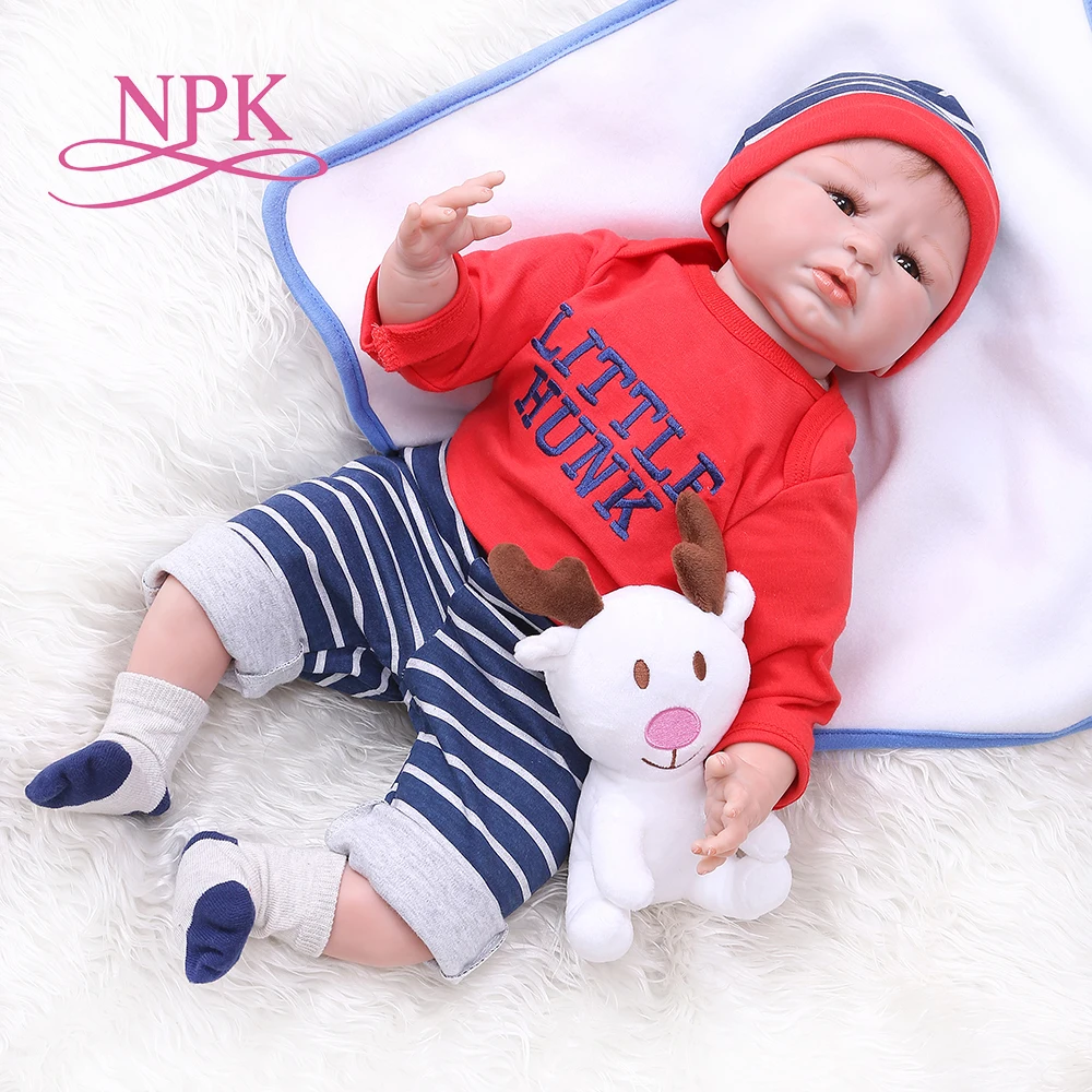 Boneca Reborn 22 inch Soft Silicone Vinyl Doll 55cm Reborn Baby Doll Newborn Lifelike Bebe Reborn Dolls with Plush Toy
Boneca Reborn 22 inch Soft Silicone Vinyl Doll 55cm Reborn Baby Doll Newborn Lifelike Bebe Reborn Dolls with Plush Toy
