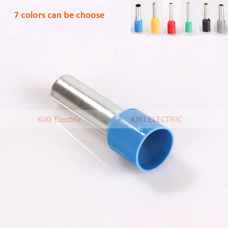 1000pcs/bag Blue/White Insulatied electrical Terminal For 0.75mm2 20AWG Wire 8mm of Pin Length E7508 Connector Copper Terminal
1000pcs/bag Blue/White Insulatied electrical Terminal For 0.75mm2 20AWG Wire 8mm of Pin Length E7508 Connector Copper Terminal