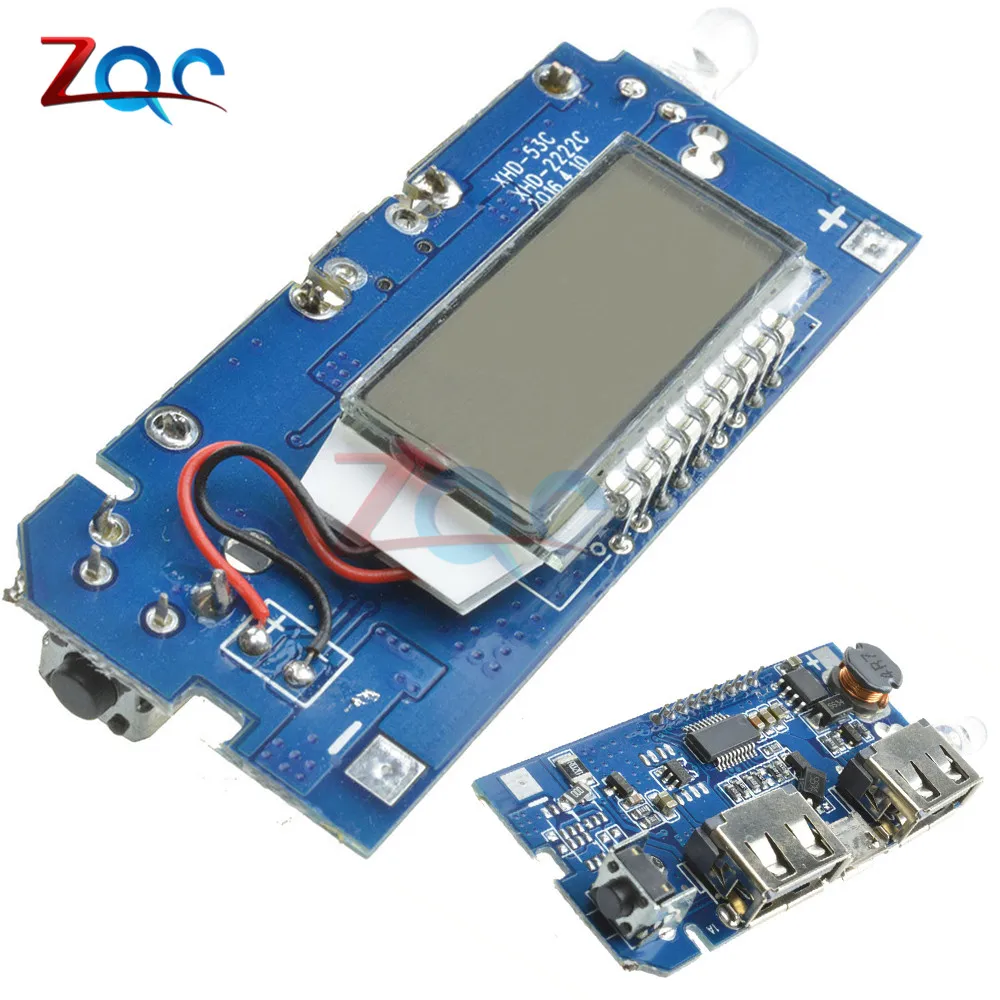 ЖК-дисплей Дисплей Dual USB 5V 1A 2.1A 18650 Батарея Зарядное устройство модуль мобильного Мощность банк зарядная плата
ЖК-дисплей Дисплей Dual USB 5V 1A 2.1A 18650 Батарея Зарядное устройство модуль мобильного Мощность банк зарядная плата