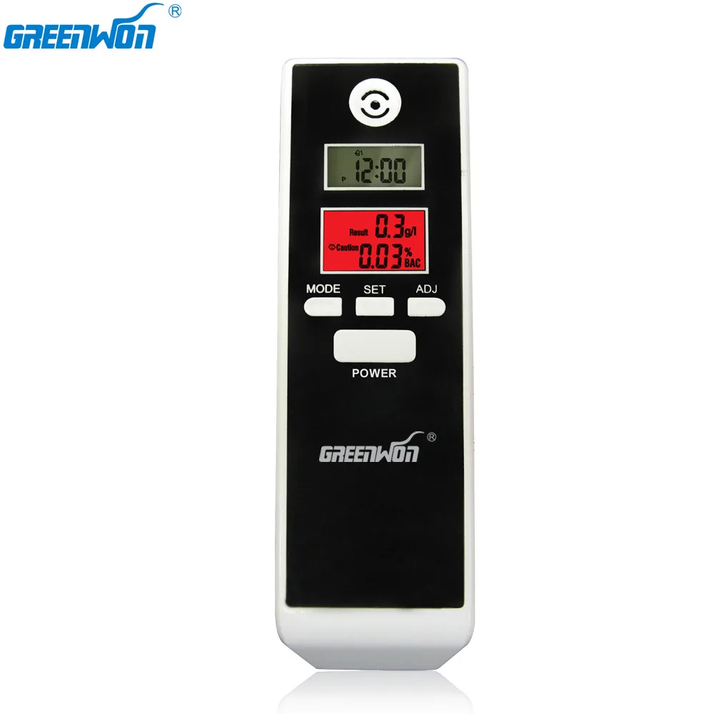 GREENWON Alcohol Tester Timer Analyzer Dual LCD Display Breathalyzer breath alcohol tester, breathalyzer breath alcohol meter
GREENWON Alcohol Tester Timer Analyzer Dual LCD Display Breathalyzer breath alcohol tester, breathalyzer breath alcohol meter