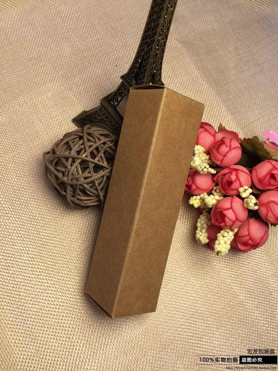 2*2*8.5cm Essential Oil Bottle Brown Kraft Paper Event Box Lipstick Perfume Cosmetic Nail Polish Gift Packaging Box 100Pcs/Lot
2*2*8.5cm Essential Oil Bottle Brown Kraft Paper Event Box Lipstick Perfume Cosmetic Nail Polish Gift Packaging Box 100Pcs/Lot