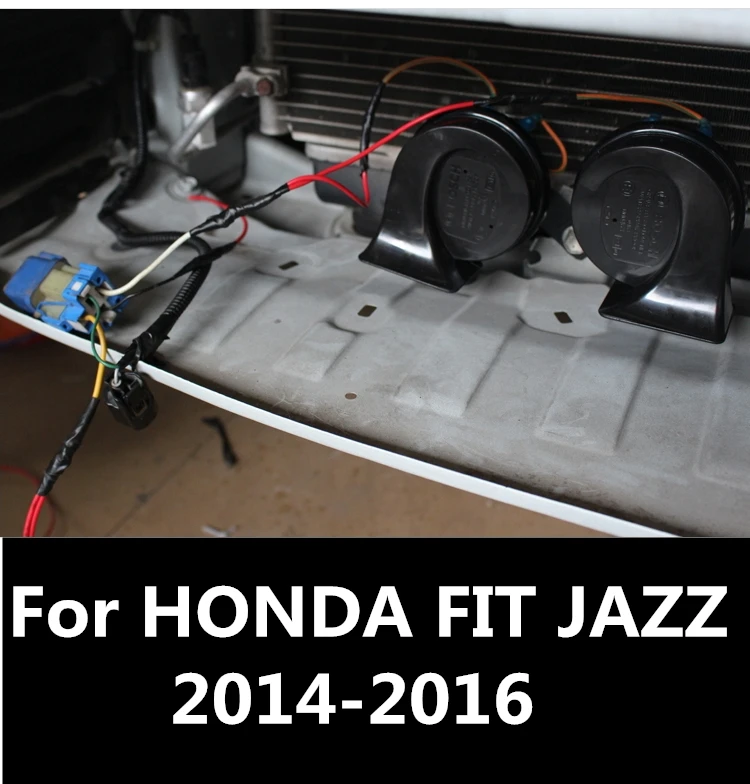 Рога для HONDA FIT JAZZ 2014 2016 динамик с высоким и низким вибрационным звуком украшение