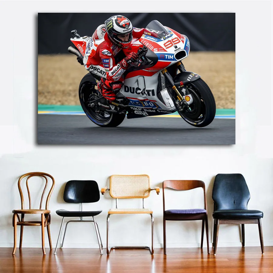 Плакаты Ducatis для езды на мотоцикле и гоночном велосипеде спортивные плакаты