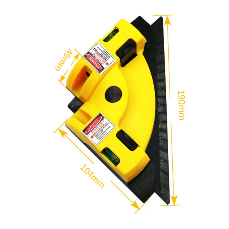 Прямоугольный лазерный проекционный квадратный уровень инструмент для