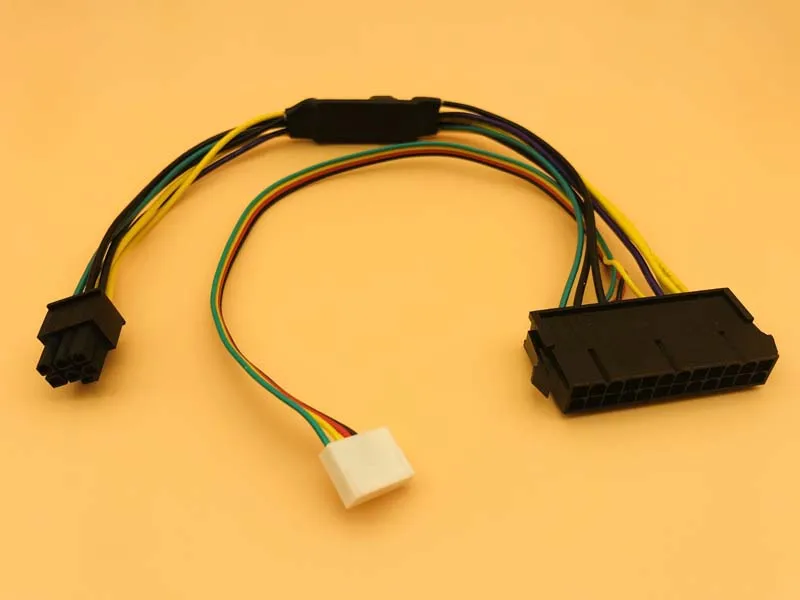 ATX главный 24Pin к 6Pin PCI E PSU кабель адаптера питания 18AWG блок для HP Z220 Z230 SFF Серверная