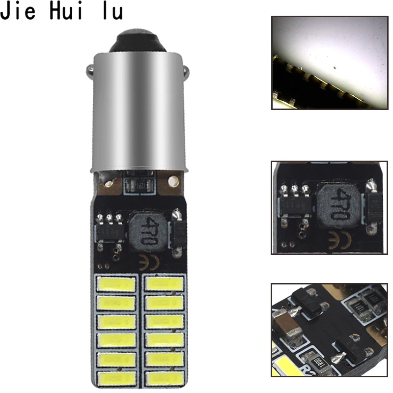 Автомобильная светодиодная лампа BA9S T4W H6W ba9s Cob t11 24 SMD 4014 светодиодсветильник | Отзывы и видеообзор