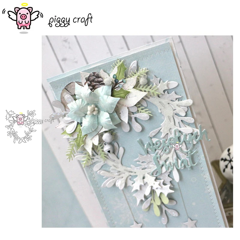Piggy Craft metal cutting dies cut die mold Leaf ring round frame Scrapbook paper craft album card punch knife art cutter die
Piggy Craft metal cutting dies cut die mold Leaf ring round frame Scrapbook paper craft album card punch knife art cutter die