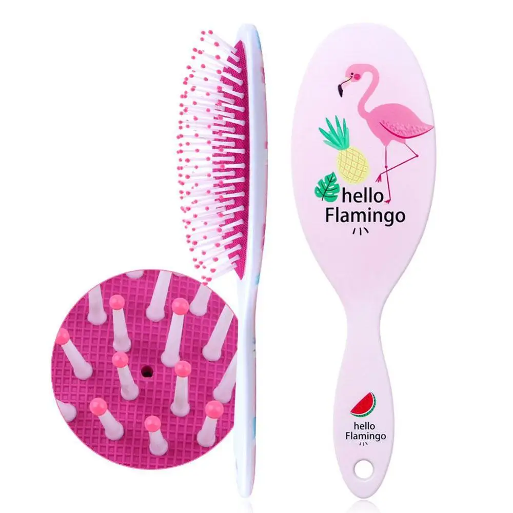 Cute Flamingo Animal Anti-static Hair Brush Massage Comb Shower Wet Detangle Hair Brush Salon Hair Styling Tools
Cute Flamingo Animal Anti-static Hair Brush Massage Comb Shower Wet Detangle Hair Brush Salon Hair Styling Tools