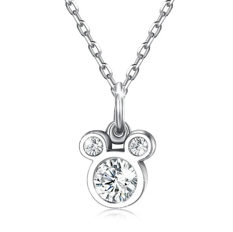 Baby Fashion 925 Silver White Zircon Cute Small Mouse Pendant Necklace For Children Girl Women Simple Necklace Gift Jewelry N439
Baby Fashion 925 Silver White Zircon Cute Small Mouse Pendant Necklace For Children Girl Women Simple Necklace Gift Jewelry N439