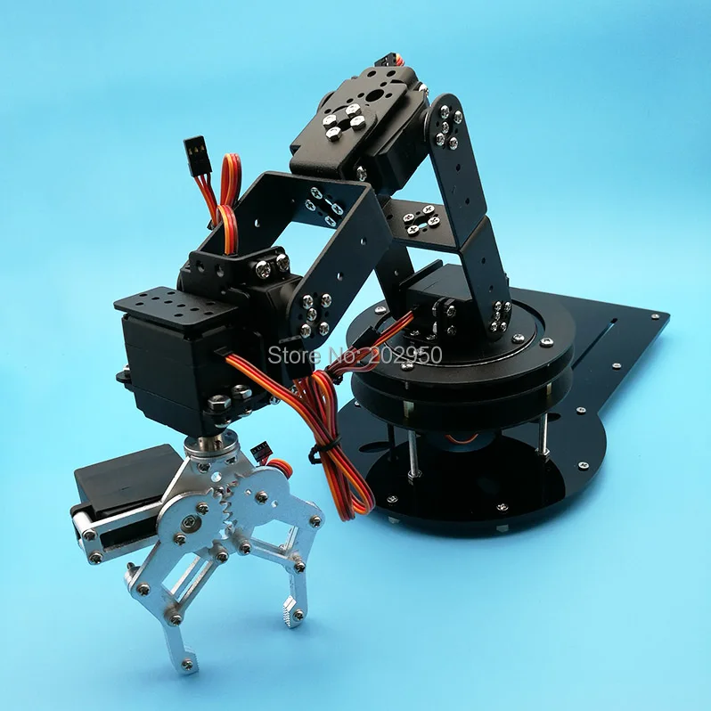 Металлический сплав 6 DOF Robot Arm зажим коготь и Вертлюг набор с шт. MG996R Servo Для Arduino