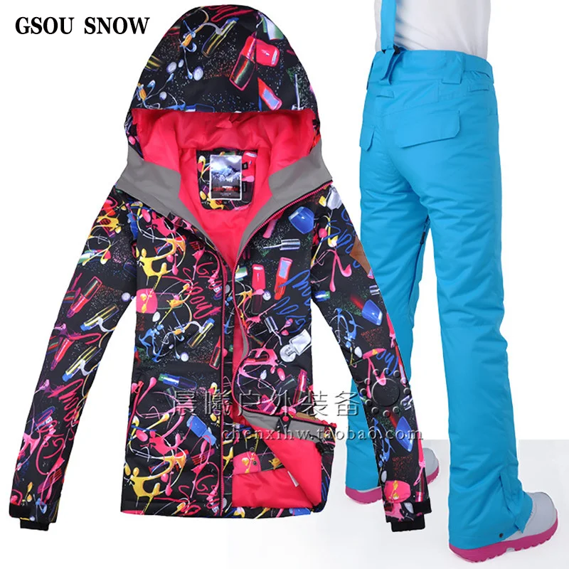 Новый женский лыжный костюм Gsou Snow, костюм для сноуборда, куртка и брюки, водонепроницаемое ветрозащитное лыжное пальто и брюки для женщин
Новый женский лыжный костюм Gsou Snow, костюм для сноуборда, куртка и брюки, водонепроницаемое ветрозащитное лыжное пальто и брюки для женщин