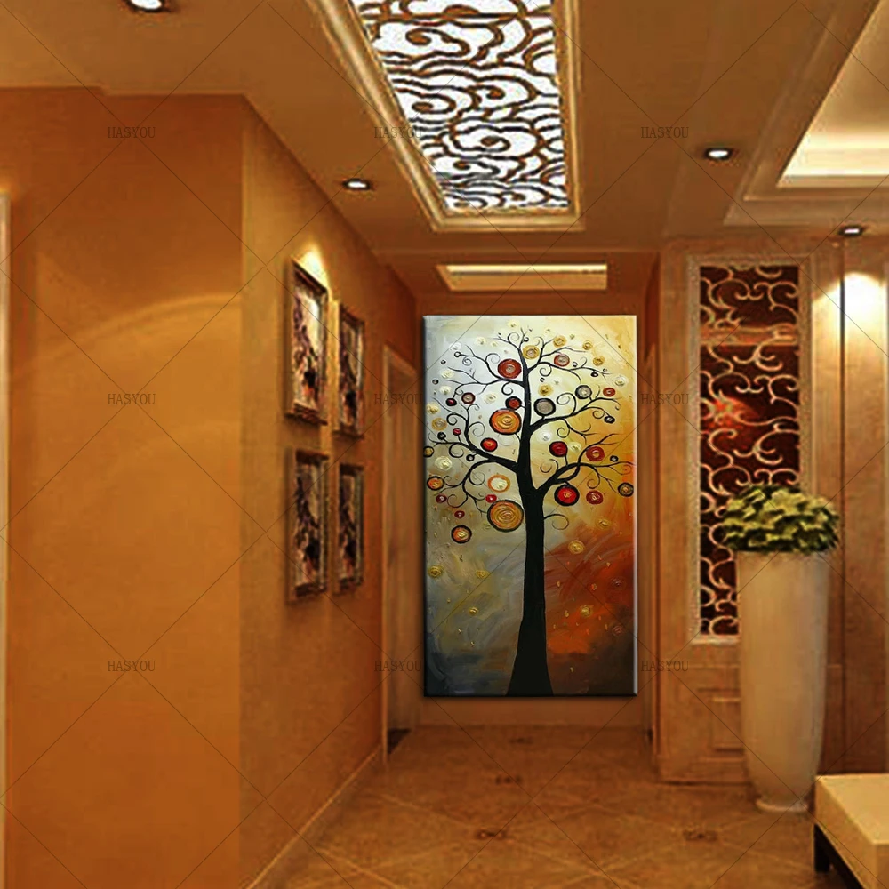 100% Handpainted Color Tree Modern Oil Painting On Canvas Wall Decor Wall Art Wall Pictures Money TreeLiving Room Home Decor
100% Handpainted Color Tree Modern Oil Painting On Canvas Wall Decor Wall Art Wall Pictures Money TreeLiving Room Home Decor