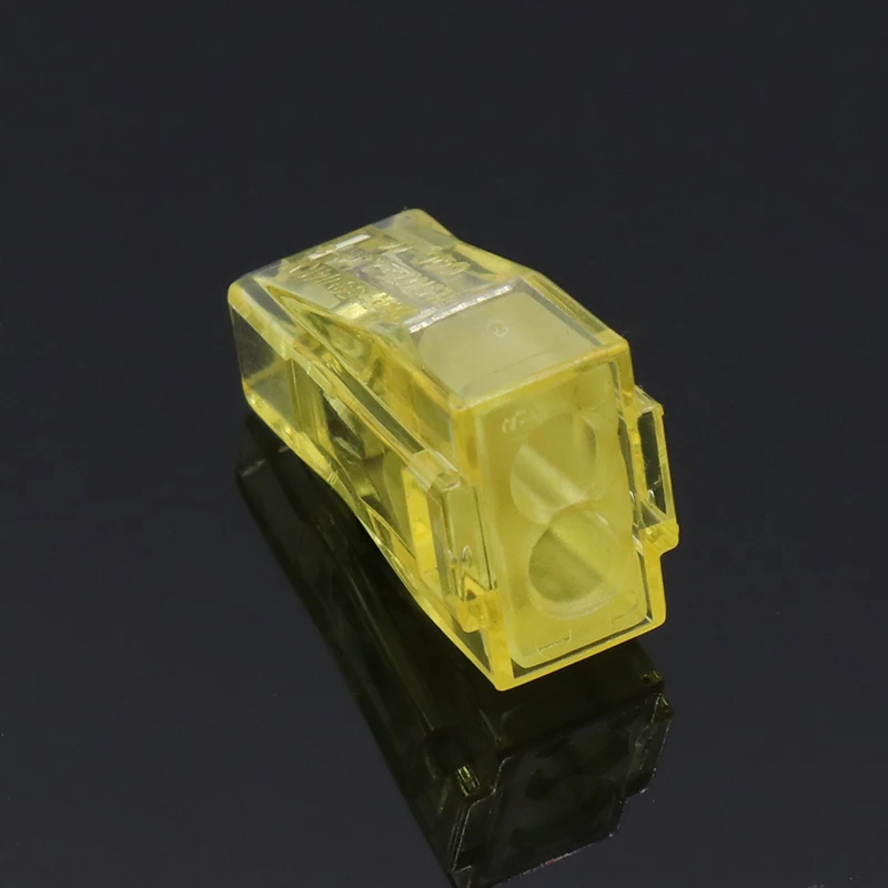 Wire connector 2 hole / 102 quick terminal block home improvement soft and hard wire construction wire yellow
Wire connector 2 hole / 102 quick terminal block home improvement soft and hard wire construction wire yellow