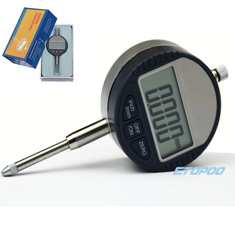 0.001mm Digital Dial Indicator Precise Micrometer 25.4MM/1" Micrometer Meter Vertical Electronic Dial Gauge Tools RS232 Data Out
0.001mm Digital Dial Indicator Precise Micrometer 25.4MM/1" Micrometer Meter Vertical Electronic Dial Gauge Tools RS232 Data Out
