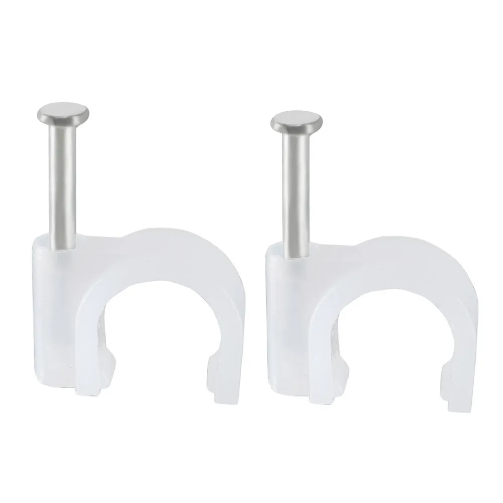 Uxcell 500pcs Wall Mount Coax Electric Cable Wire Clip Fastener Saddle 8mm Width White for securing wire to walls, door frames
Uxcell 500pcs Wall Mount Coax Electric Cable Wire Clip Fastener Saddle 8mm Width White for securing wire to walls, door frames
