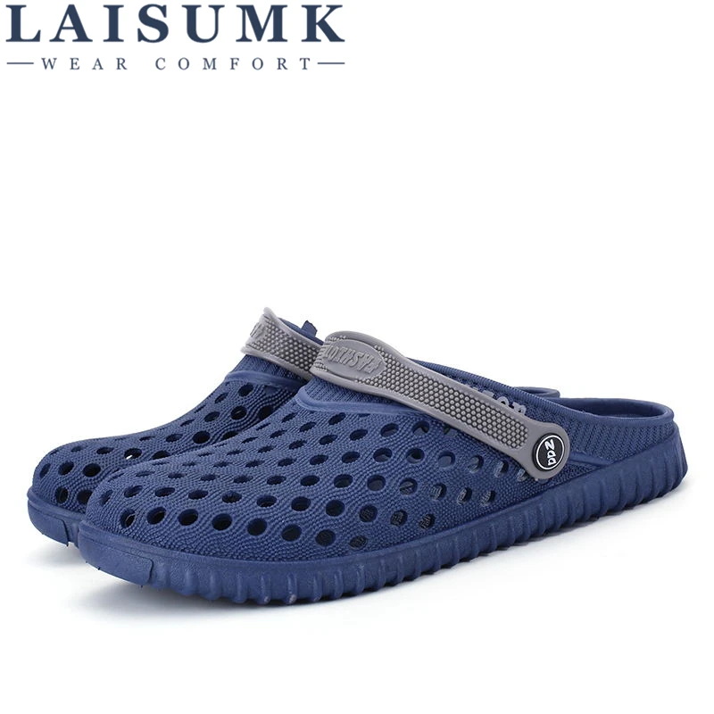 2020 LAISUMK Summer Mens Mules Clogs Sandals Shoes Lightly Beach Garden Shoes Man Slippers Sandals Men Fashion Slipper Shoes
2020 LAISUMK Summer Mens Mules Clogs Sandals Shoes Lightly Beach Garden Shoes Man Slippers Sandals Men Fashion Slipper Shoes