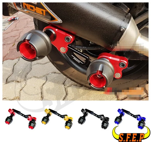 Motorcycle Exhaust Pipe Sliders Falling Protection For Yamaha XMAX300 NMAX155 NVX155 AEROX155 Honda PCX125 PCX150
Motorcycle Exhaust Pipe Sliders Falling Protection For Yamaha XMAX300 NMAX155 NVX155 AEROX155 Honda PCX125 PCX150