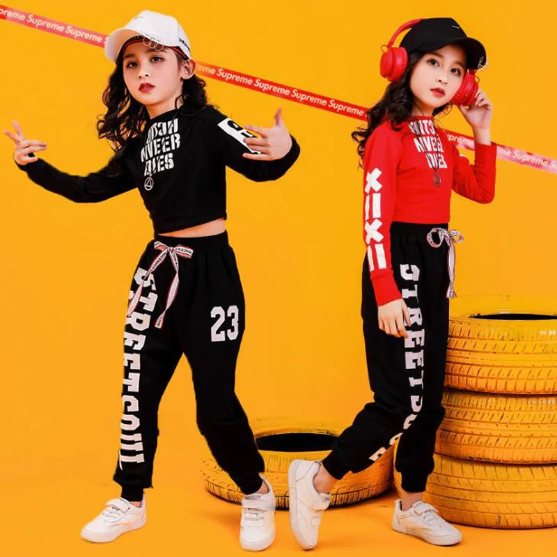 Girls Sweatshirt Pants Jazz Ballroom Dancing Outfits stage wear clothes Kids Cheerleader Hip Hop Clothing Suits Dance Costumes
Girls Sweatshirt Pants Jazz Ballroom Dancing Outfits stage wear clothes Kids Cheerleader Hip Hop Clothing Suits Dance Costumes