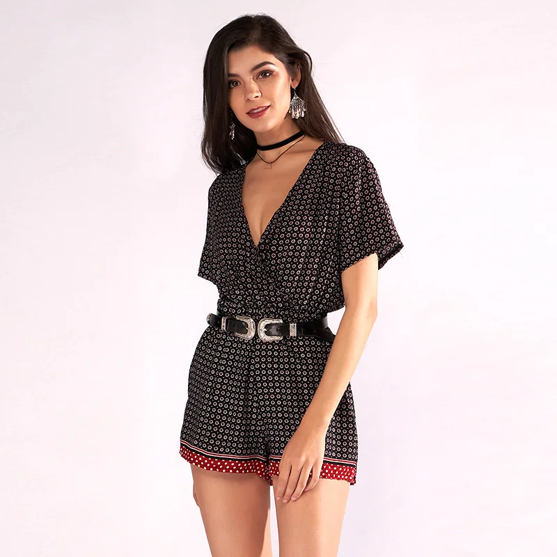 Bonnie thea для женщин хлопок и лен летние комбинезоны Femme короткие офисные женские