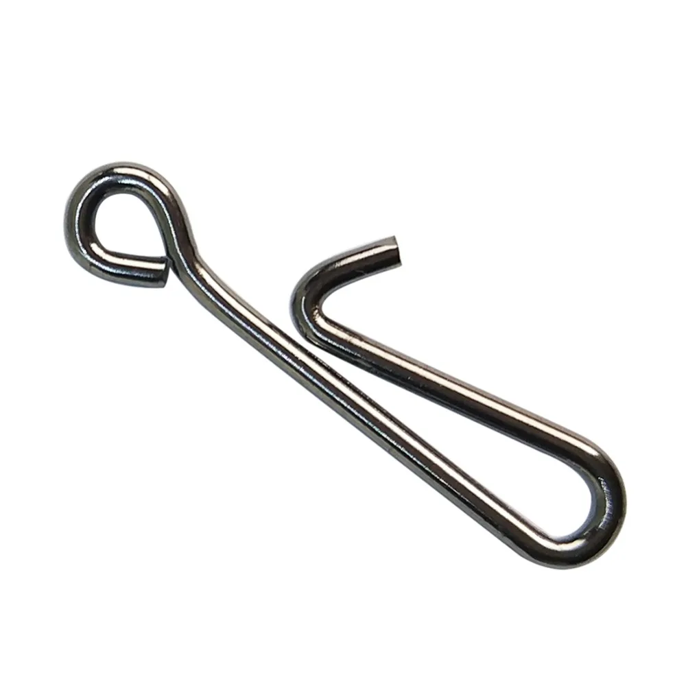 

INFOF 500/1000pcs Fishing Swivels Snap Lock Hanging Snap pesca Quick Hook Lure Snap Fishing Connector Carp Fishing Tackle