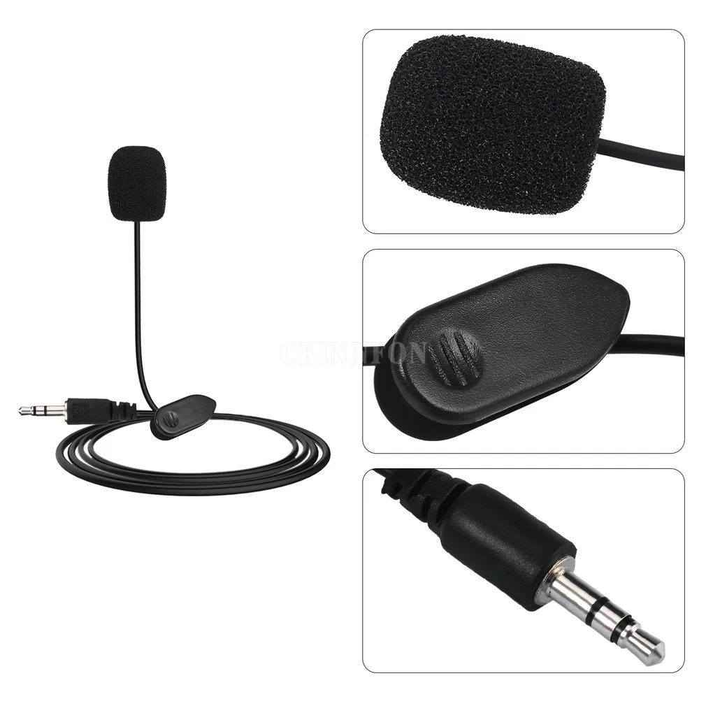 100Pcs/Lot New 3.5mm Mini Studio Speech Mic Microphone With Clip for PC Desktop Notebook 1.5M
100Pcs/Lot New 3.5mm Mini Studio Speech Mic Microphone With Clip for PC Desktop Notebook 1.5M