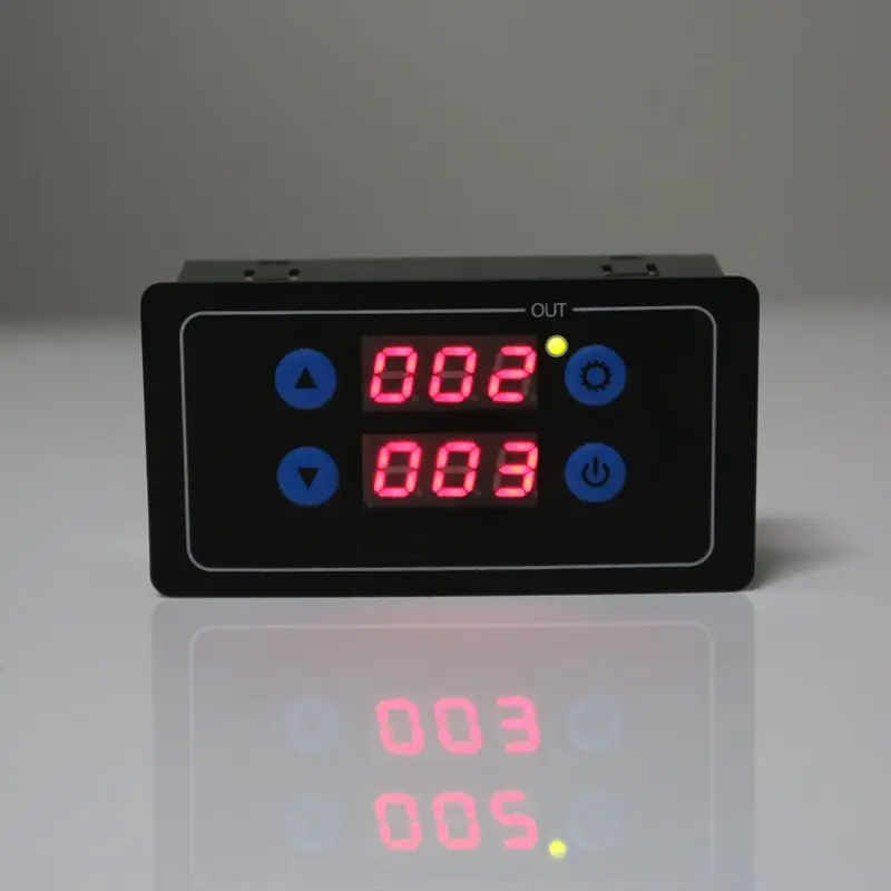 0.1s-999h Countdown Timer Programmable Cycle Control Module Time Dalay Relay Dual Display Timer Relay 5V/12V/220V
0.1s-999h Countdown Timer Programmable Cycle Control Module Time Dalay Relay Dual Display Timer Relay 5V/12V/220V