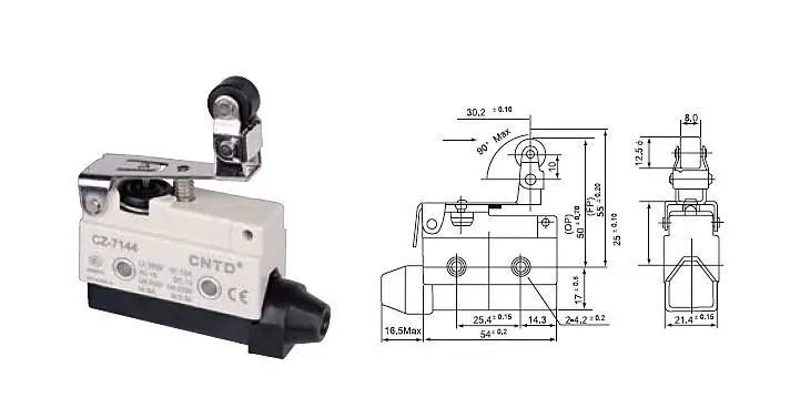 Top Quality Original CNTD CZ-7144 Micro Switch/Limit Switch Outer shell covered with intensive plastic/Water-proof/Oil-proof
Top Quality Original CNTD CZ-7144 Micro Switch/Limit Switch Outer shell covered with intensive plastic/Water-proof/Oil-proof
