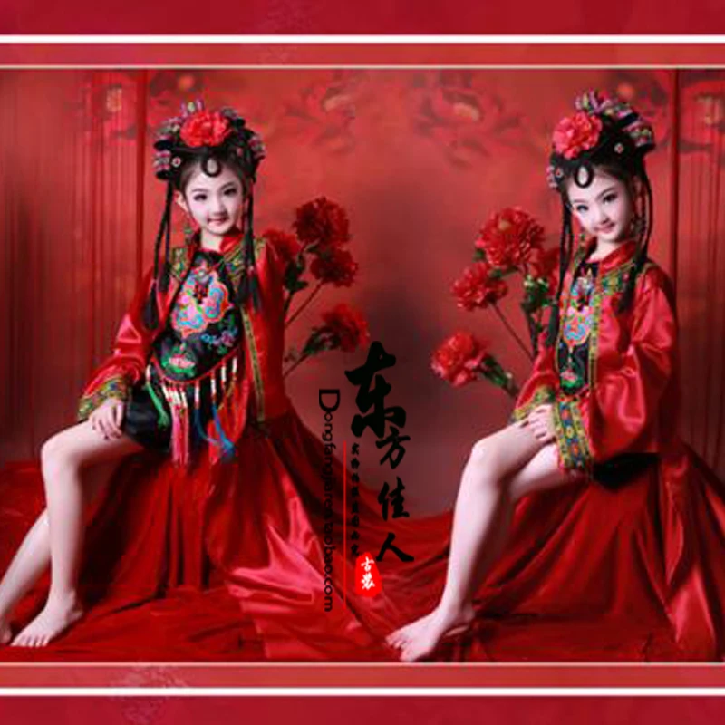 Children's Day Kids' Costume HongShang Die Lian Hua Chinese Style Red Costume for Girls having Adult Size too
Children's Day Kids' Costume HongShang Die Lian Hua Chinese Style Red Costume for Girls having Adult Size too
