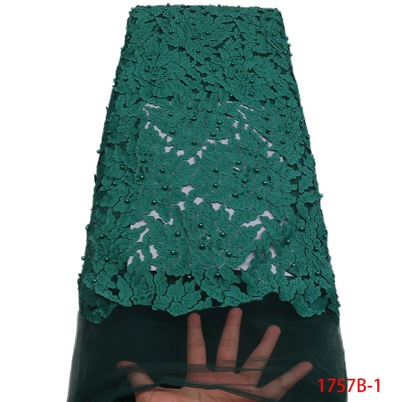 2018 Latest African mesh Laser cut lace fabric high quality French pearl embroidered lace fabric wedding dress XZ1710B-1
2018 Latest African mesh Laser cut lace fabric high quality French pearl embroidered lace fabric wedding dress XZ1710B-1