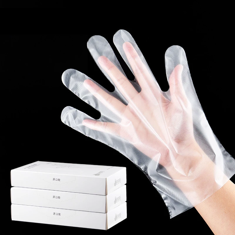 100 pcs/Lot Disposable Gloves One-off Plastic Home Restaurant BBQ Transparent Eco-friendly PE Thicken Kitchen Restaurant Glove
100 pcs/Lot Disposable Gloves One-off Plastic Home Restaurant BBQ Transparent Eco-friendly PE Thicken Kitchen Restaurant Glove