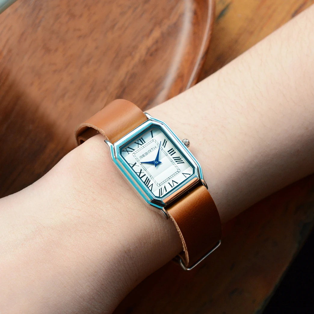 New 2018 Simple Women Watch REBIRTH Top Luxury Brand Leather Strap Quartz Rectangle Roman numerals ladies Watches Female gift
New 2018 Simple Women Watch REBIRTH Top Luxury Brand Leather Strap Quartz Rectangle Roman numerals ladies Watches Female gift