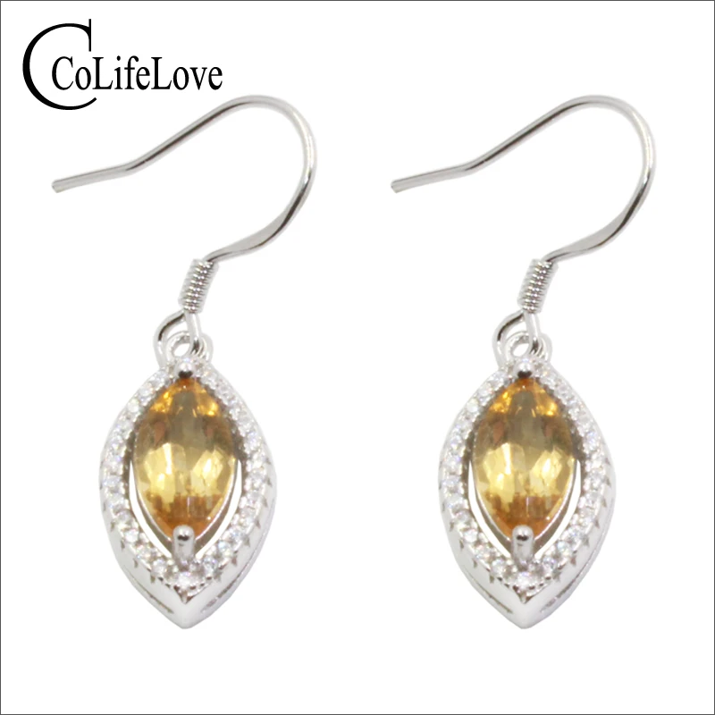 Fashion silver gemstone drop earrings for party natural citrine earrings solid 925 silver citrine jewelry gift for woman
Fashion silver gemstone drop earrings for party natural citrine earrings solid 925 silver citrine jewelry gift for woman