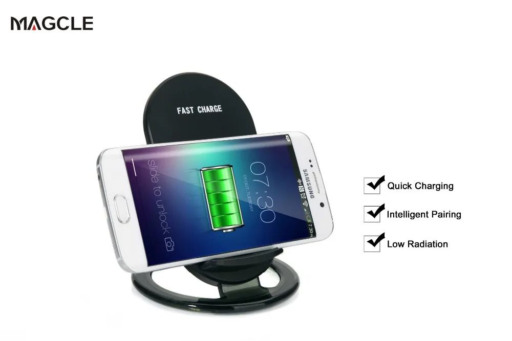 Magcle 5V/2A Wireless fast Charger For Samsung Galaxy S8 S7 Edge Note 8 Qi Wireless Charging Dock For iPhone X 8 8 Plus
Magcle 5V/2A Wireless fast Charger For Samsung Galaxy S8 S7 Edge Note 8 Qi Wireless Charging Dock For iPhone X 8 8 Plus