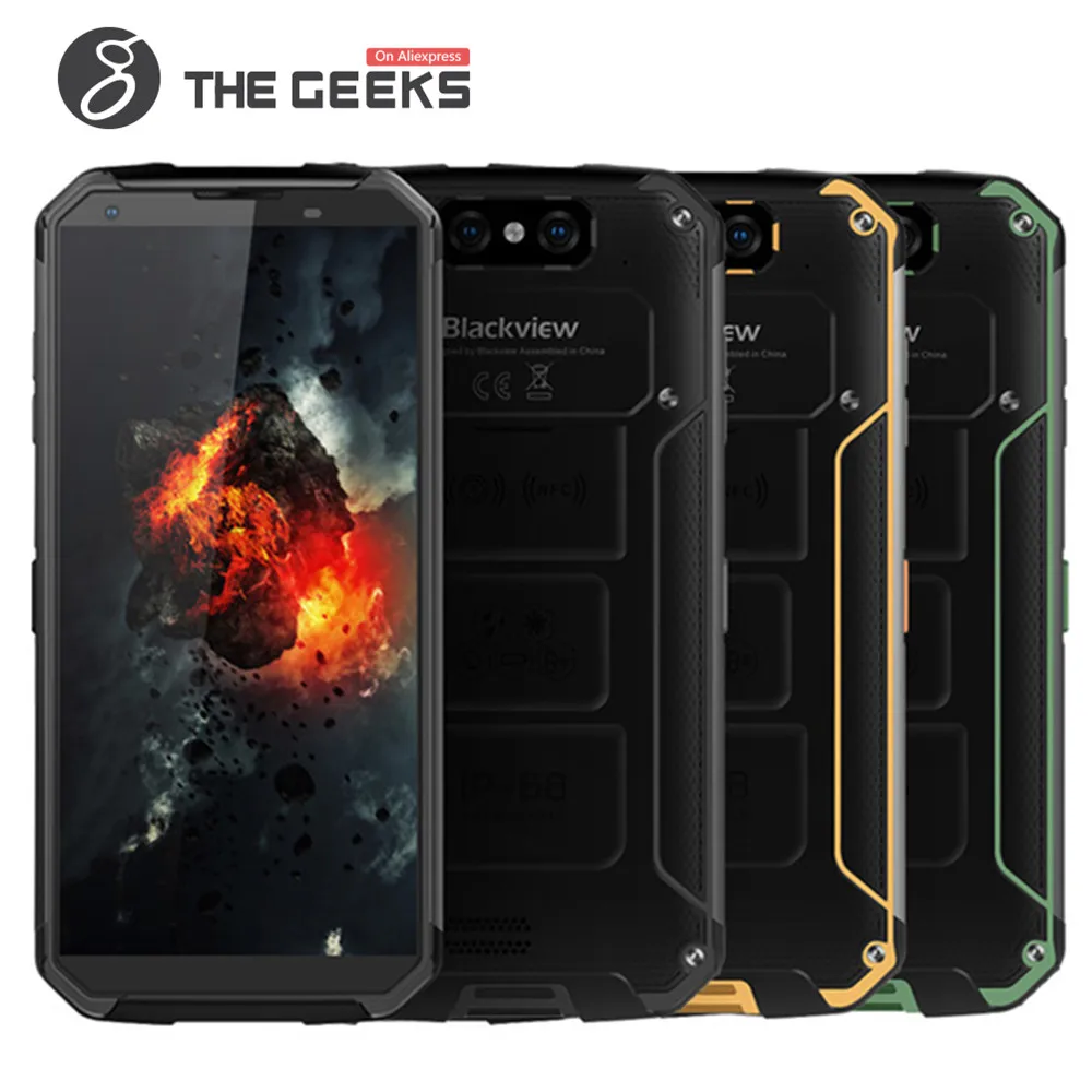 BLACKVIEW BV9500 4G B 6 Встроенная память Helio P23 MTK6763T 2 5 ГГц Octa Core 7 дюймов Android 8 1 IP68