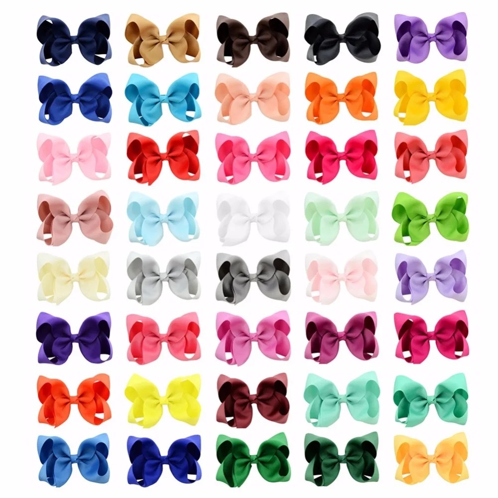 40Pcs/lot 4 Inch Girl bows with kids Boutique Solid Ribbon Bows Hairpin Windmill Hair Clip Hair Accessories 612
40Pcs/lot 4 Inch Girl bows with kids Boutique Solid Ribbon Bows Hairpin Windmill Hair Clip Hair Accessories 612