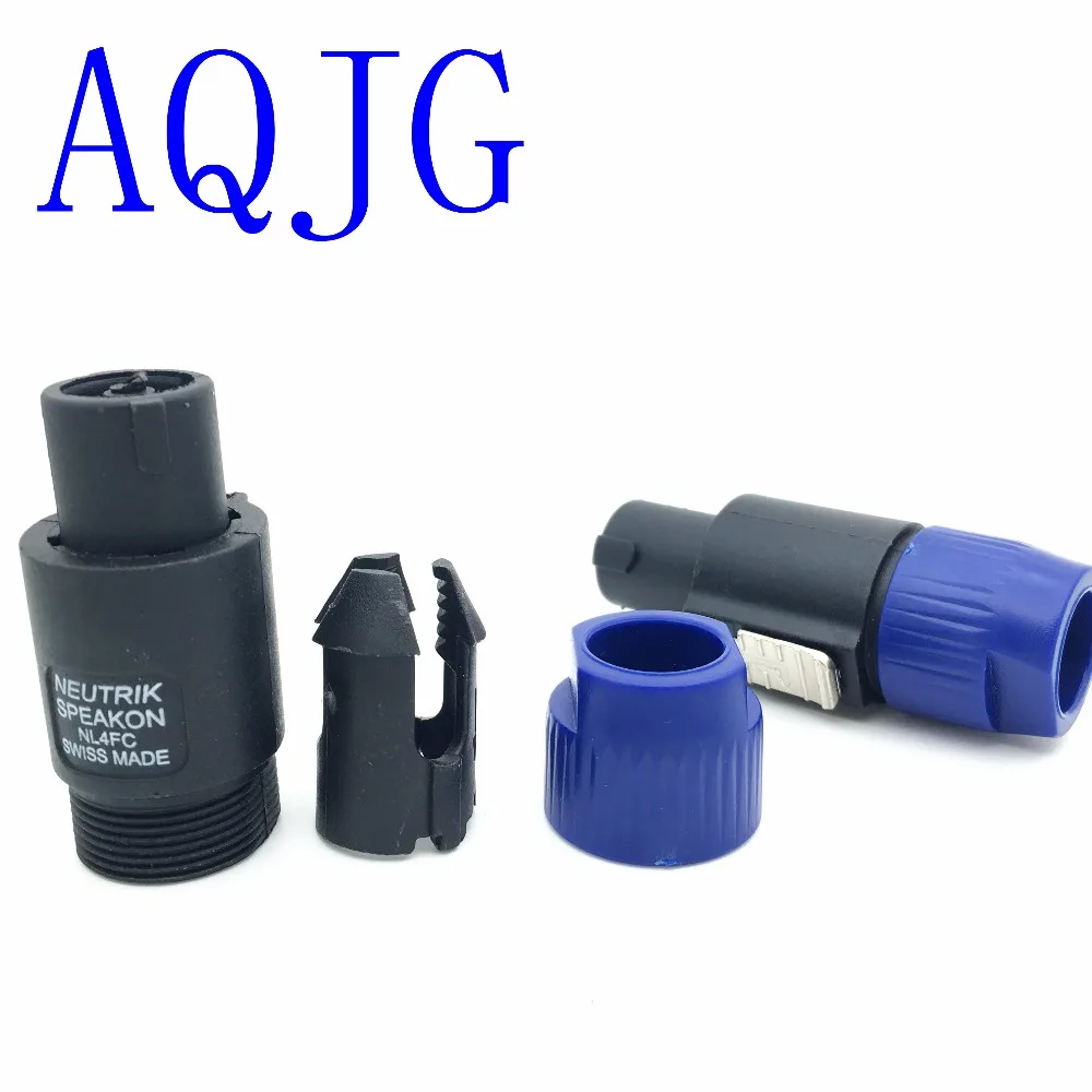 Speakon NL4FC Blue 4 Pin Male Plug Compatible Audio Cable Connector OT8G VE028 P0.06 10pcs
Speakon NL4FC Blue 4 Pin Male Plug Compatible Audio Cable Connector OT8G VE028 P0.06 10pcs